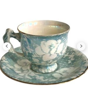 ROYAL WINTON BLUE ROSE BROCADE!!!